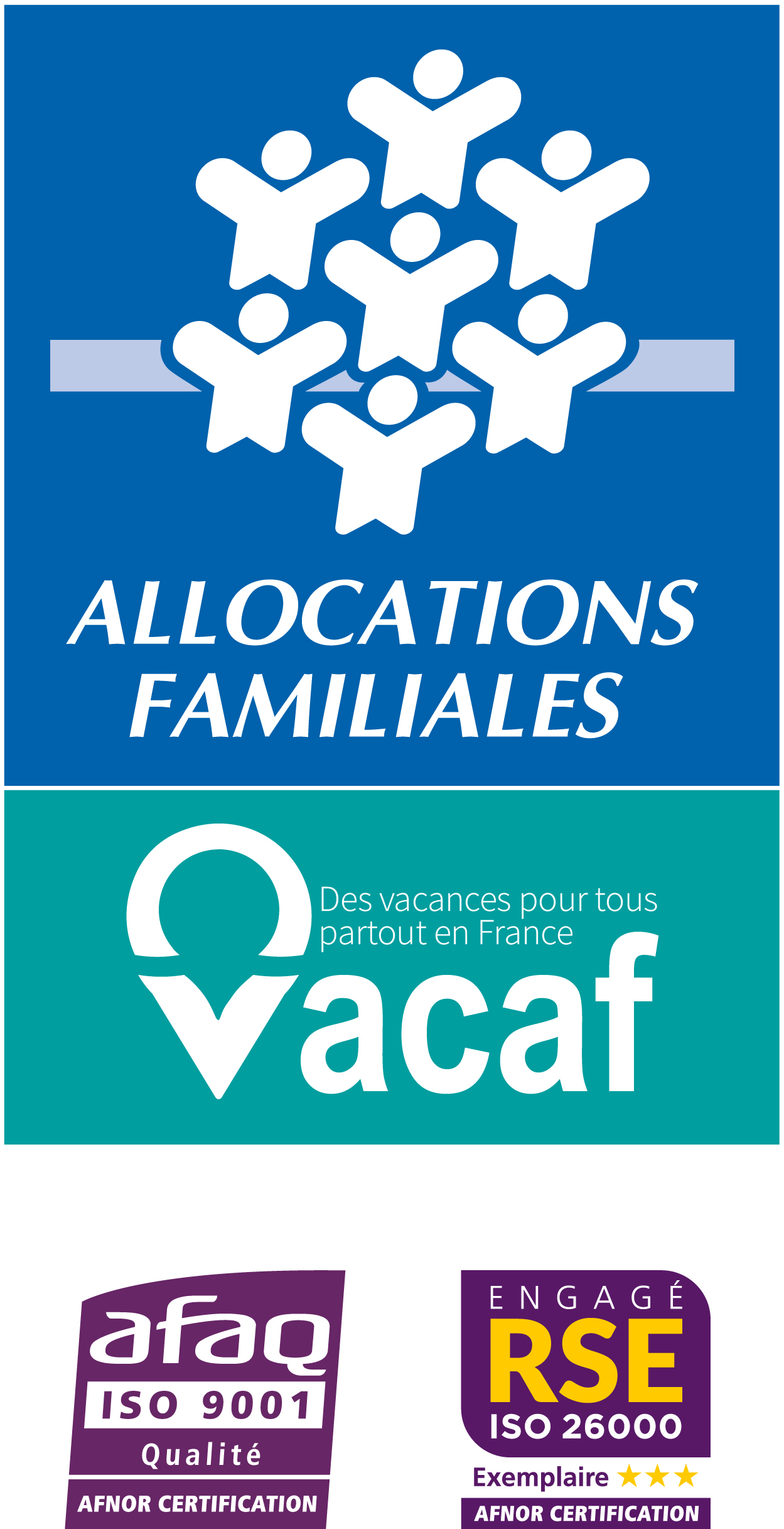 Allocations familiales - VACAF - Label RSE et ISO